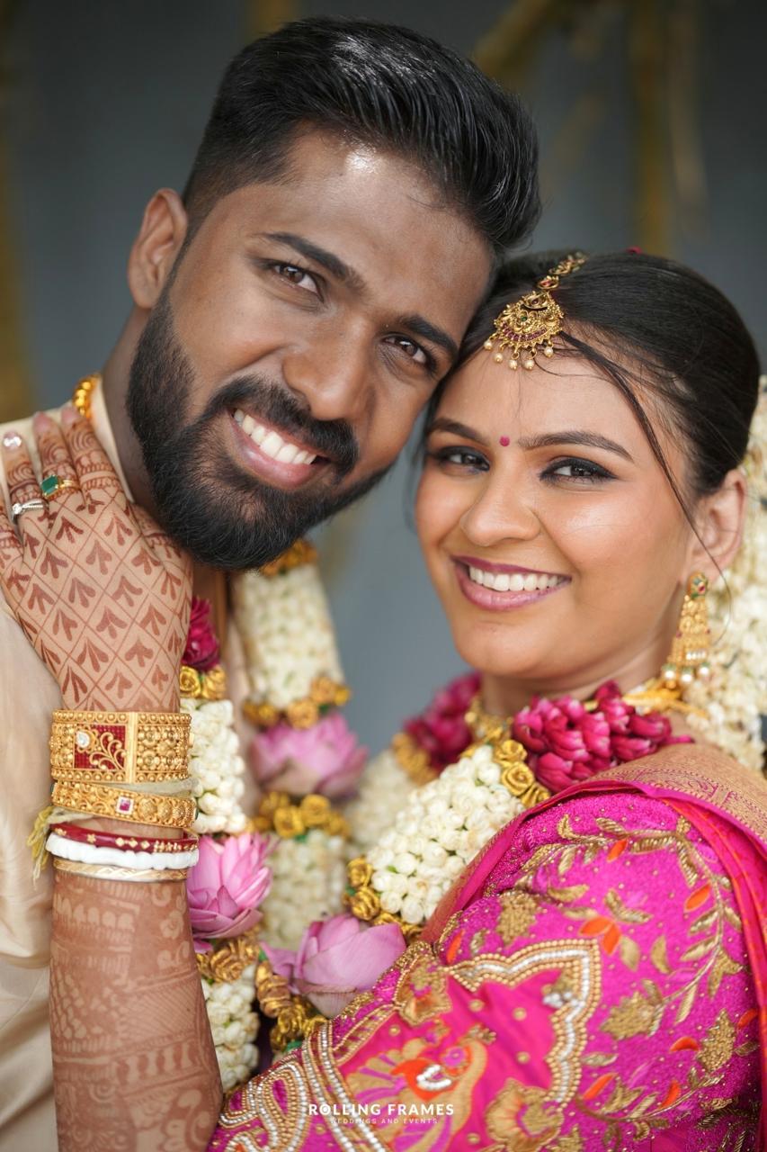 bridal & groom makeup photos