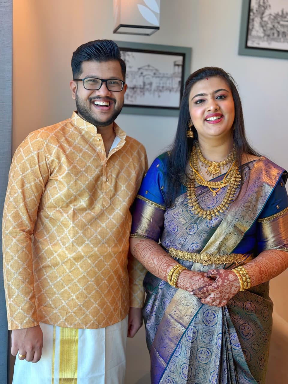 bridal & groom makeup photos